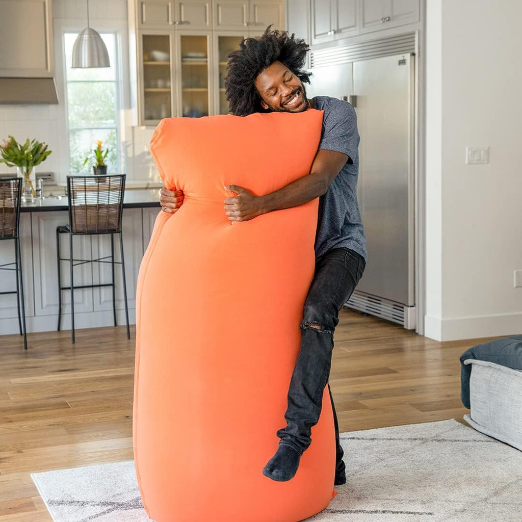 Yogibo Max 6 Foot Giant Bean Bag Chair Bed Lounger for Adults, Kids and Teens with Filling, Extra Large, Oversized, Big, Huge, Plush, Sensory Beanbag Couch Sofa Sack, Washable Cover, Lavender