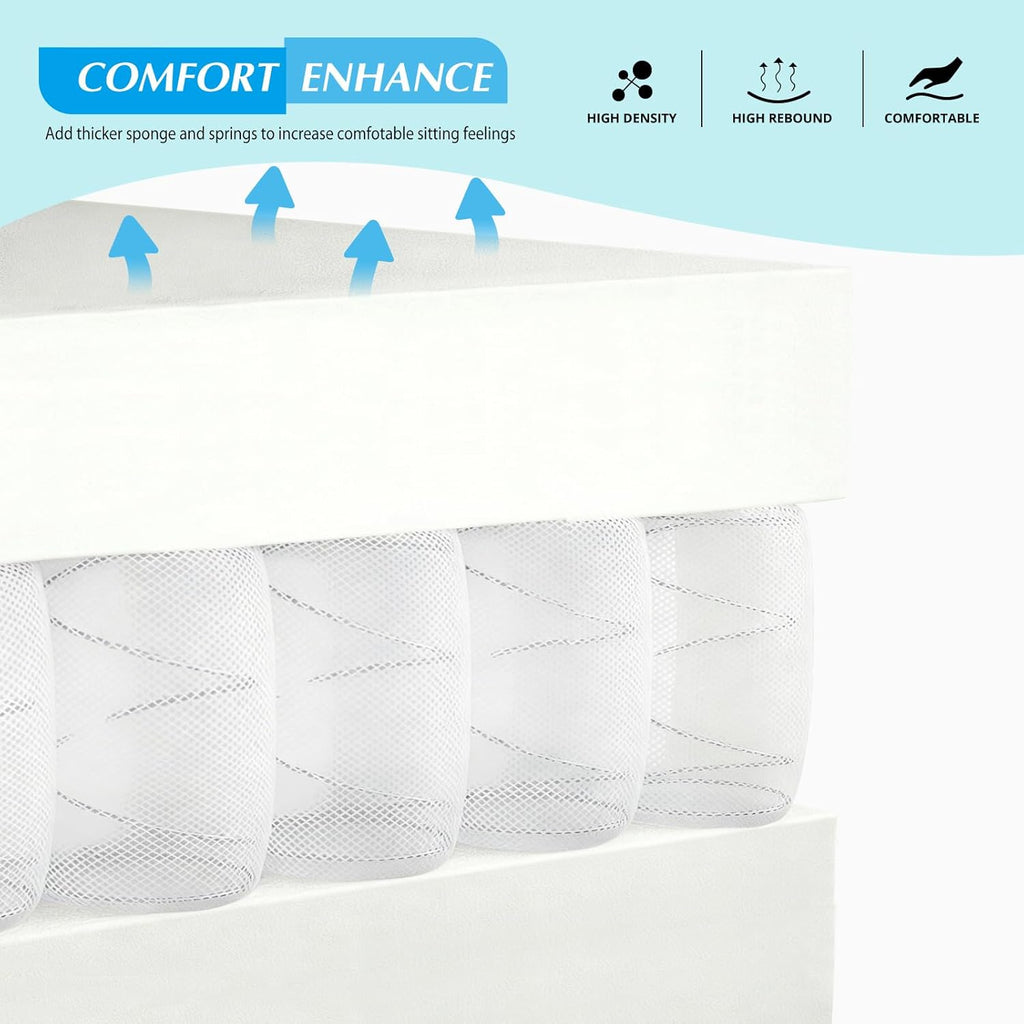 110' Sectional Pull Out Sofa Bed with Adjustable Backrests, U-Shaped Sleeper Sofa with USB Ports, Upholstered Reversible Couch with Cup Holder & Storage Space for Living Room, House, Blue
