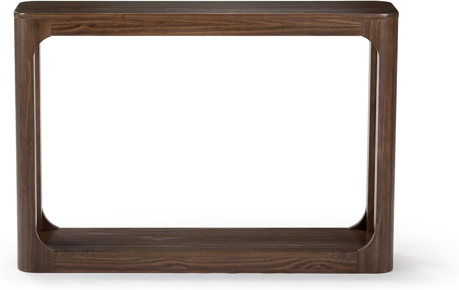 Plank+Beam Forma Console Table, 46 Inch, Solid Wood Sofa Table, Entryway Table for Hallway, Narrow Behind The Couch Table, Console Tables for Entryway, Living Room, Foyer, Easy Assembly, Walnut