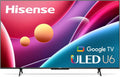 Hisense ULED 4K Premium 65U6H Quantum Dot QLED Series 65-Inch Smart Google TV, Dolby Vision Atmos, Voice Remote, Compatible with Alexa (2022 Model) Black