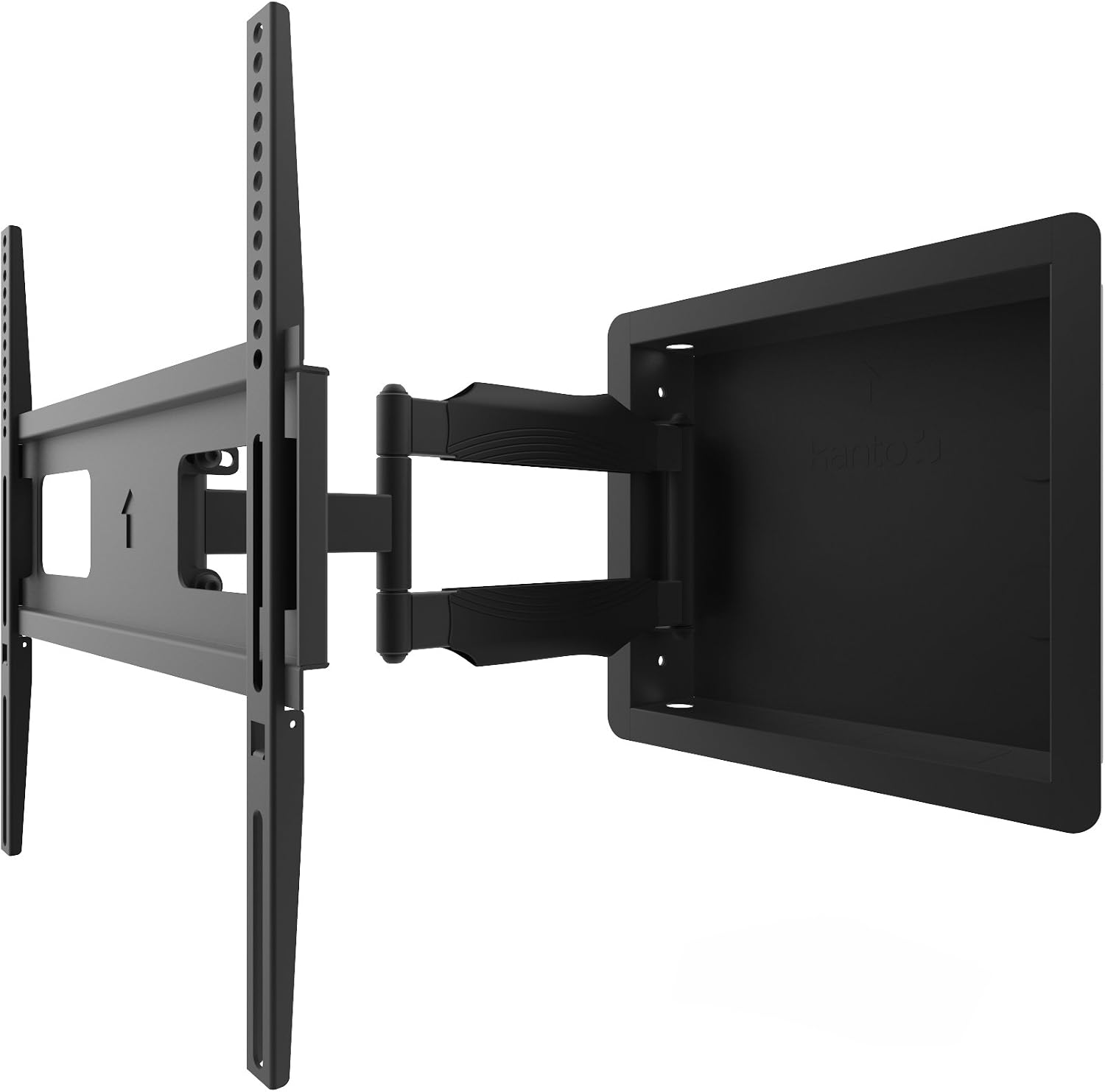 Samsung QN43Q8FAAFXZA 43 Inch Class QLED Q8F 4K Vision AI Smart TV with a Kanto R300 Recessed Low Profile Full Motion TV Wall Mount (2025)