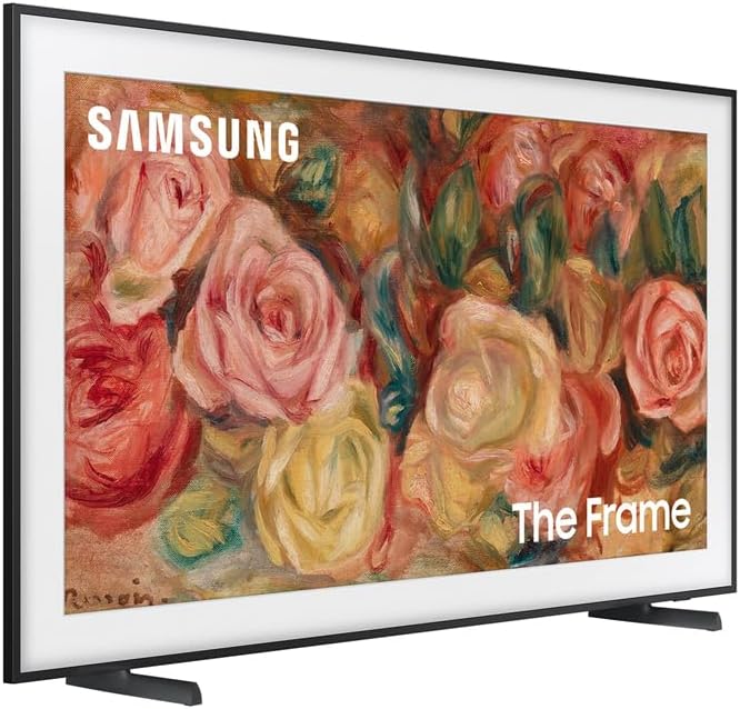 Samsung QN43LS03DA 43 inch The Frame QLED 4K Smart TV (2024 Model) with Deco Gear 4K HDMI 2.0 Cable 2X + CPS Exclusive 26 Month Protection Pack Bundle and Premiere Movie Streaming Package