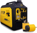 4000 Watt Portable Inverter Gas Generator with Power Plug Adapter