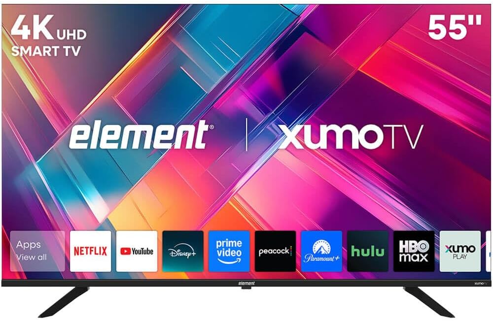 Element E550AE55CG 55 inch Class Revolution Series 4K UHD HDR LED Smart Xumo TV