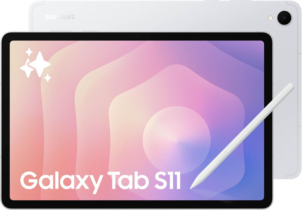Samsung Galaxy Tab S11 256GB WiFi Android Tablet, Dynamic AMOLED 2X Display, 3nm MediaTek Processor, Galaxy AI, IP68, High Performance, Premium 11' AMOLED Screen, Slim, Portable Design, Silver