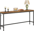 Tribesigns 70.9 Inch Extra Long Console Table, Narrow Sofa Table Behind Couch, Rustic Entryway Hallway Table Industrial Height Bar Table for Living Room