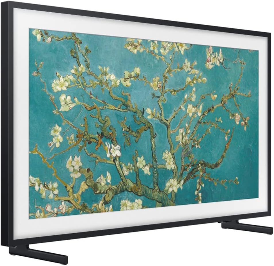 Samsung QN32LS03CB 32 inch The Frame QLED HDR 4K Smart TV (2023) Bundle with Deco Gear 4K HDMI 2.0 Cable w/Pure Copper Conductors x2 & CPS Exclusive 26 Months Protection Pack (BEACH-CPS-26M1000)