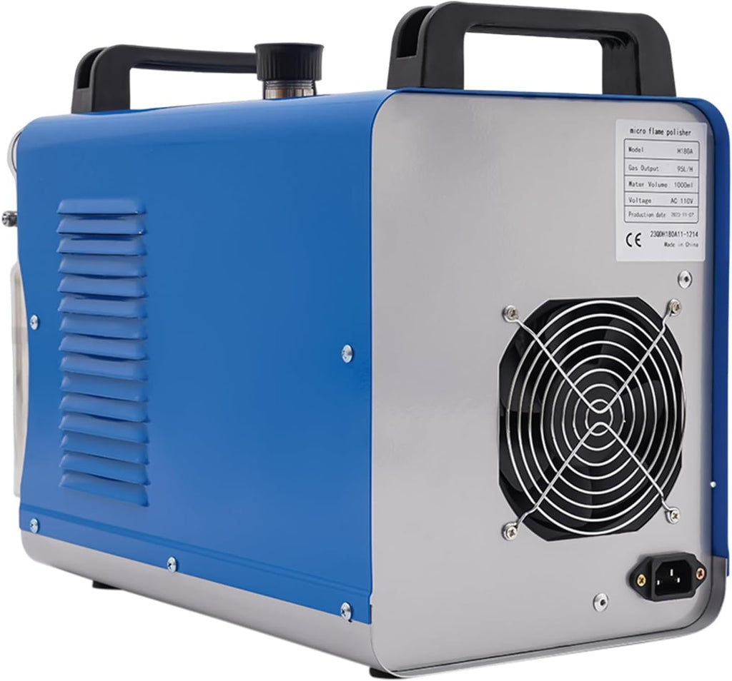 Oxygen Hydrogen Generator Water Welder 95L/H HHO Generator Gas Flame Welder Acrylic Flame Polisher Polishing Machine AC 110V 400W + Gas Torch