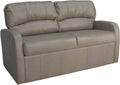 RecPro 60' RV Jack Knife Sofa w/Arms Sleeper Sofa Couch Slideout Camper Furniture | Putty