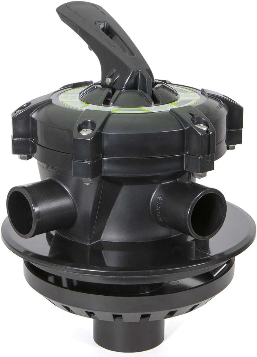 XtremepowerUS 13' Sand Filter Pump for Above Ground Pools 2400GPH Swimming Pool Pump Pressure Gauge up to 10000GAL Pool Pool Sand Filter with 4 Way Valve