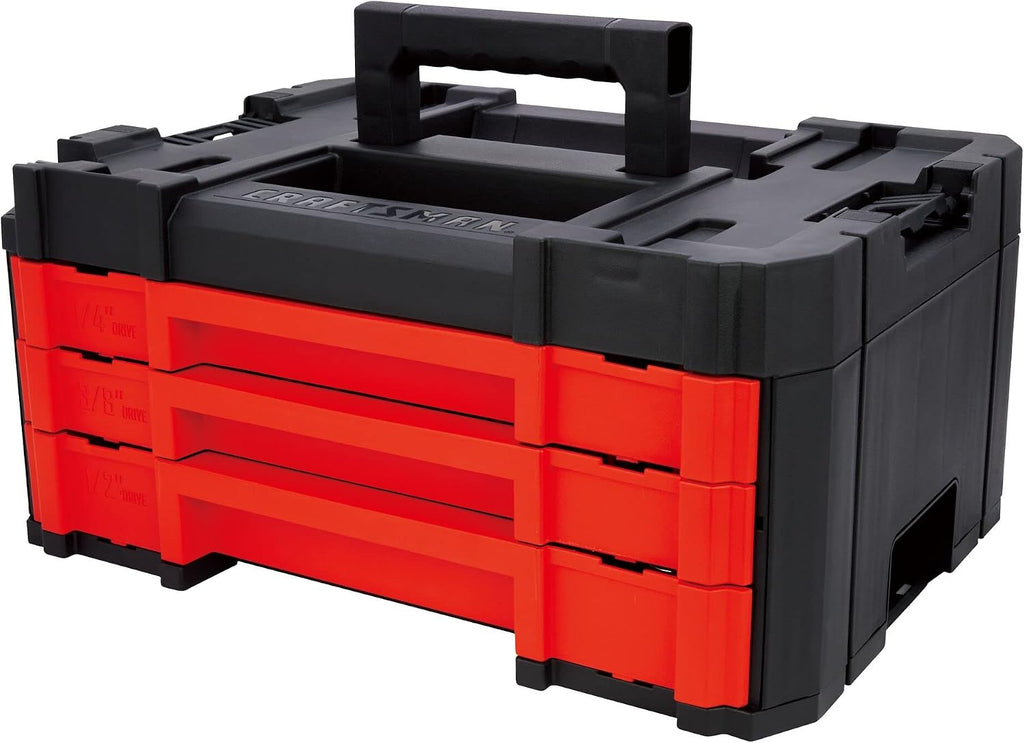CRAFTSMAN Socket Set, 262-Piece Mechanic Tool Set, 1/4', 3/8', 1/2' Drive, SAE / Metric, (CMMT45307)
