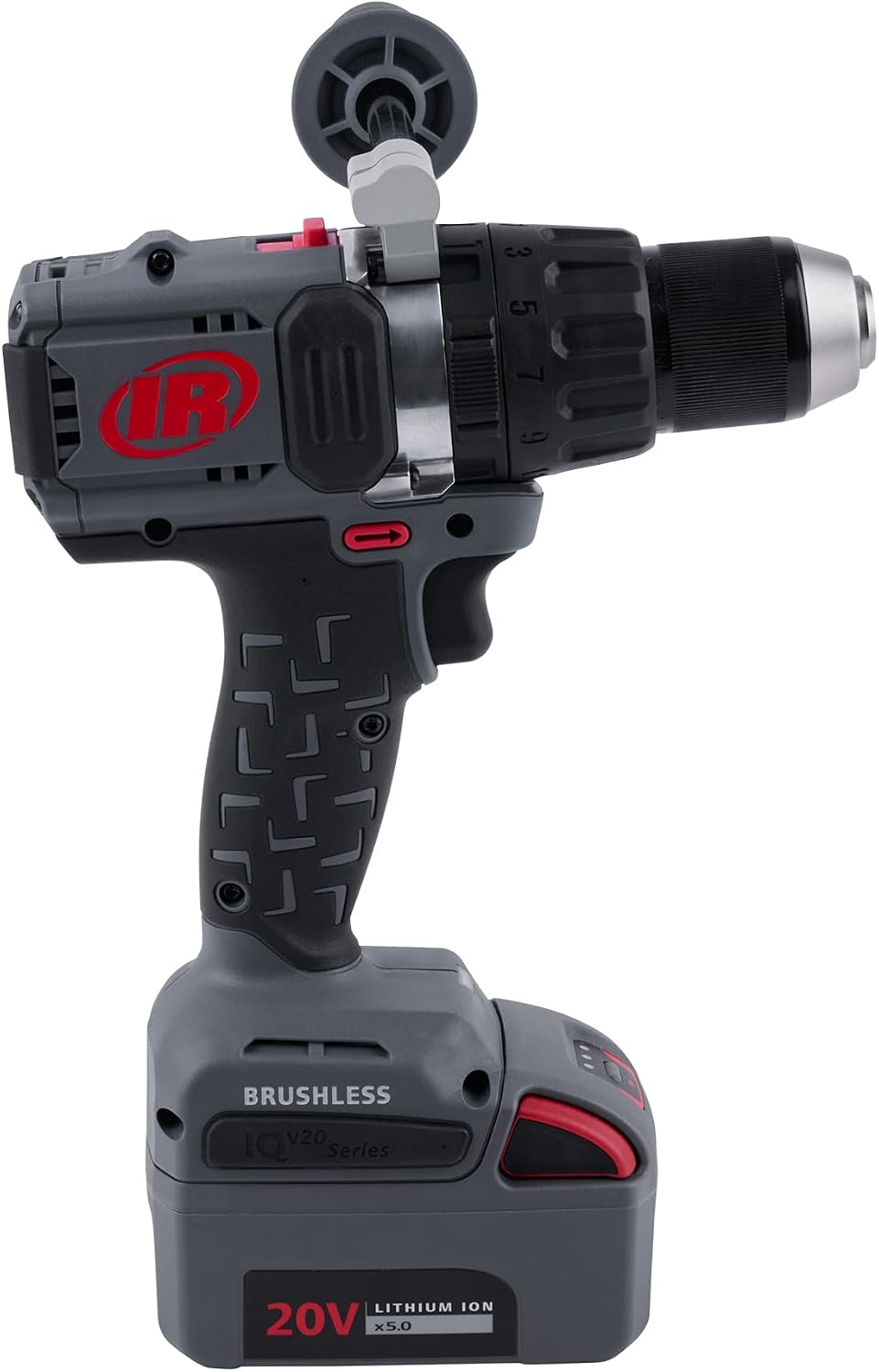 Ingersoll Rand D5241-K22 1/2' 20V Cordless Hammer Drill 2 Battery Kit, 1100 in-lb Torque, Keyless Chuck, Pistol Grip