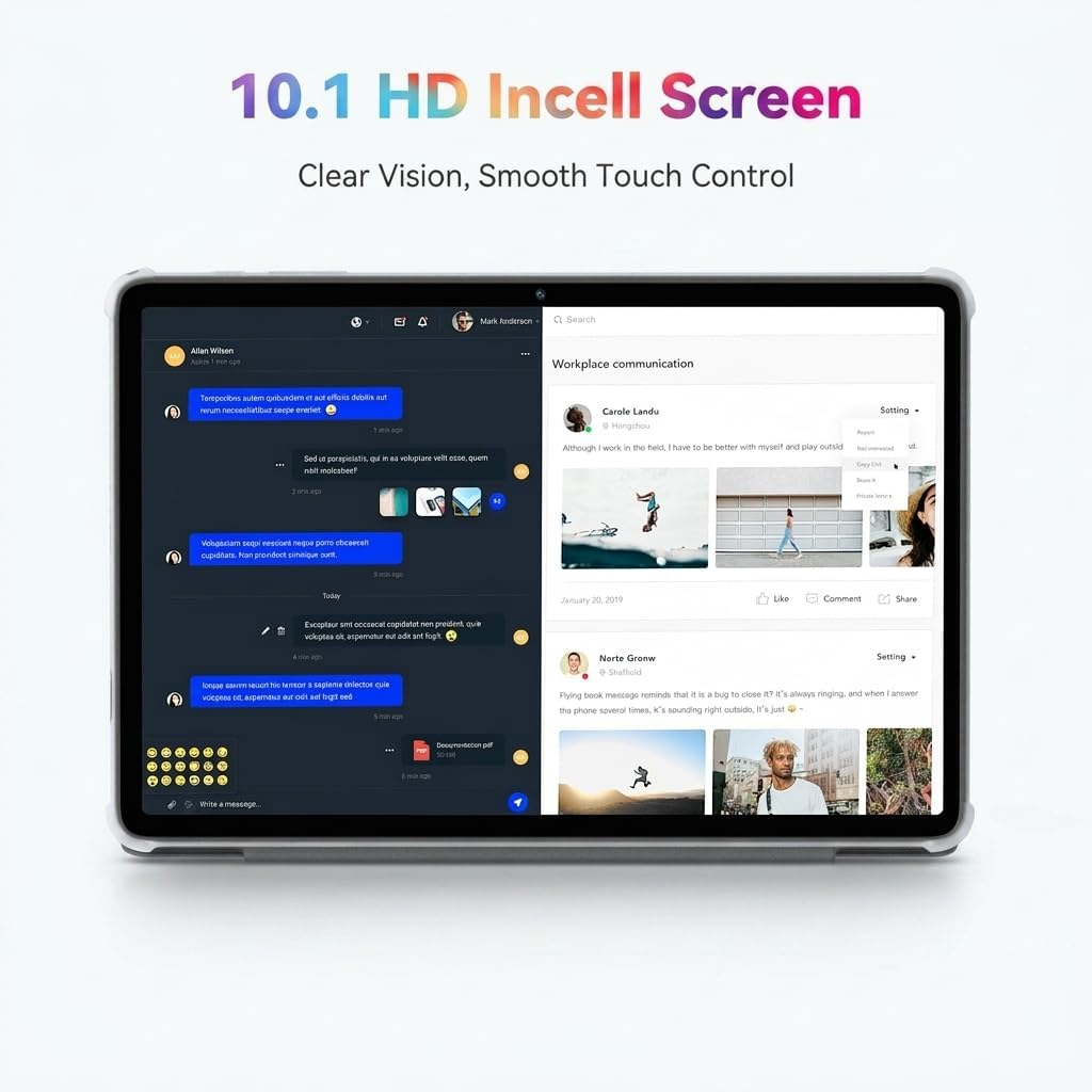 Android 16 Tablet 2026, Android Tablet with Pen and Keyboard, Gemini Ai, 24GB +256GB/2TB, 8MP AI Camera, Widevine L1, Fast Charge, 2 in 1 with Mouse and Stand, 4 Year Warranty