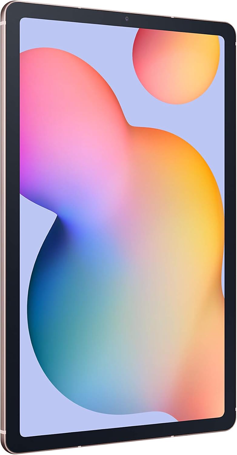 SAMSUNG Galaxy Tab S6 Lite 10.4' 64GB Android Tablet w/Long Lasting Battery, S Pen Included, Slim Metal Design, AKG Dual Speakers, US Version, Chiffon Rose (Renewed)