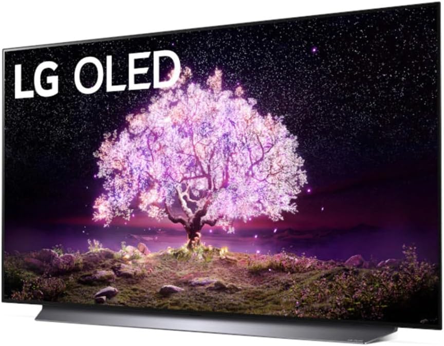LG OLED C1 Series 48' Alexa Built-in 4k Smart TV (3840 x 2160), 120Hz Refresh Rate, AI-Powered 4K, Dolby Cinema, WiSA Ready, Gaming Mode (OLED48C1PUB, 2021)