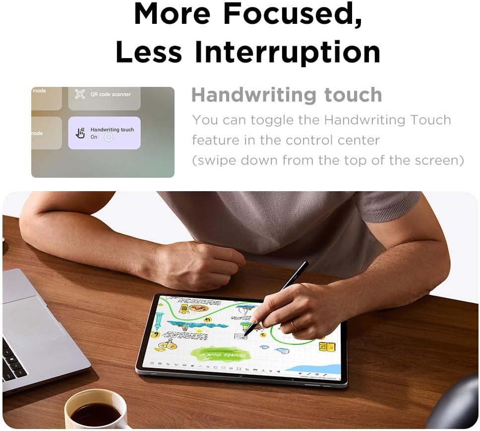 UGEE Pad 8GB+256GB Fun Drawing Pad,14.25''Standalone Drawing Tablet with No Computer Needed,2.4K Ultra HD Large Screen with Full-Laminated Screen,Android 14 ipad Drawing Stand for 10000mAh+27W Battery
