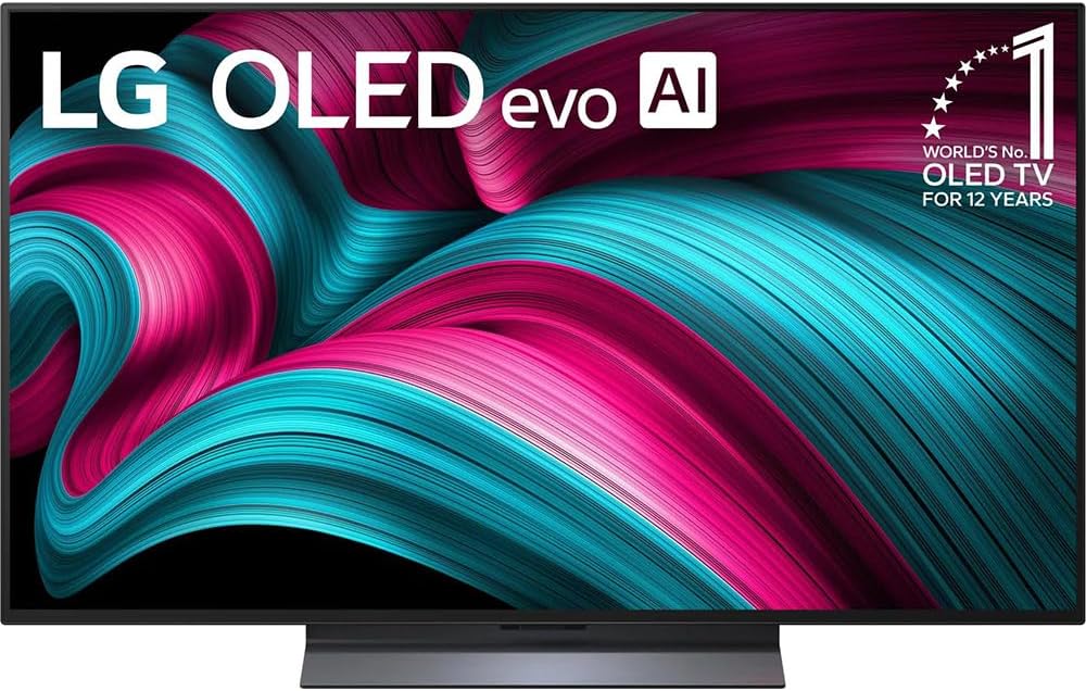 LG OLED48C5PUA 48' C5 OLED evo 4K UHD webOS TV 2025 Bundle with CPS Exclusive 26 Month Protection, 2X HDMI Cable, Wall Mount, Surge Adapter & Deco Gear Complete Home Theater Beginner's Guidebook