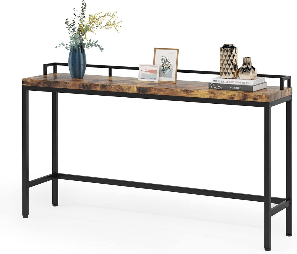 LITTLE TREE Console Table Behind Sofa Couch, 70.9 Inch Long and Narrow Entryway Table