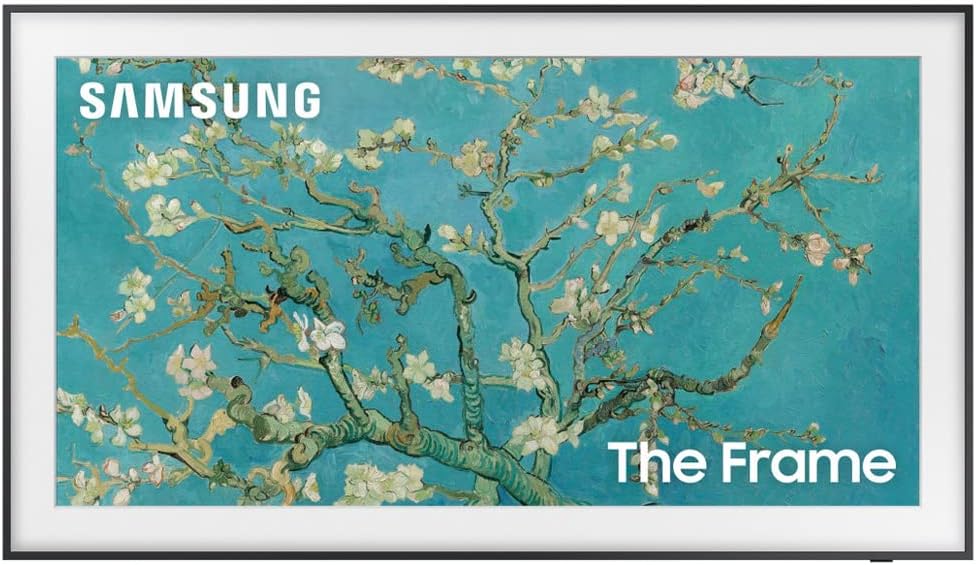 Samsung QN32LS03CB 32 inch The Frame QLED HDR 4K Smart TV (2023) Bundle with Deco Gear 4K HDMI 2.0 Cable w/Pure Copper Conductors x2 & CPS Exclusive 26 Months Protection Pack (BEACH-CPS-26M1000)