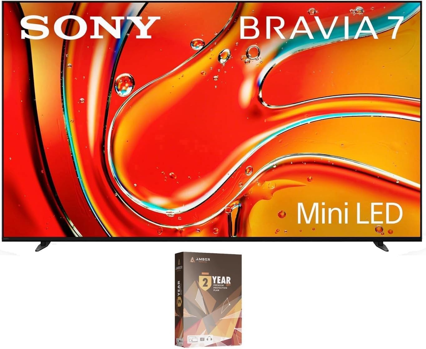 Sony K75XR70 75 Inch 4K Bravia LCD Mini LED Full Array HDR Google TV with 2 Year Amber Protection Plan (2024)
