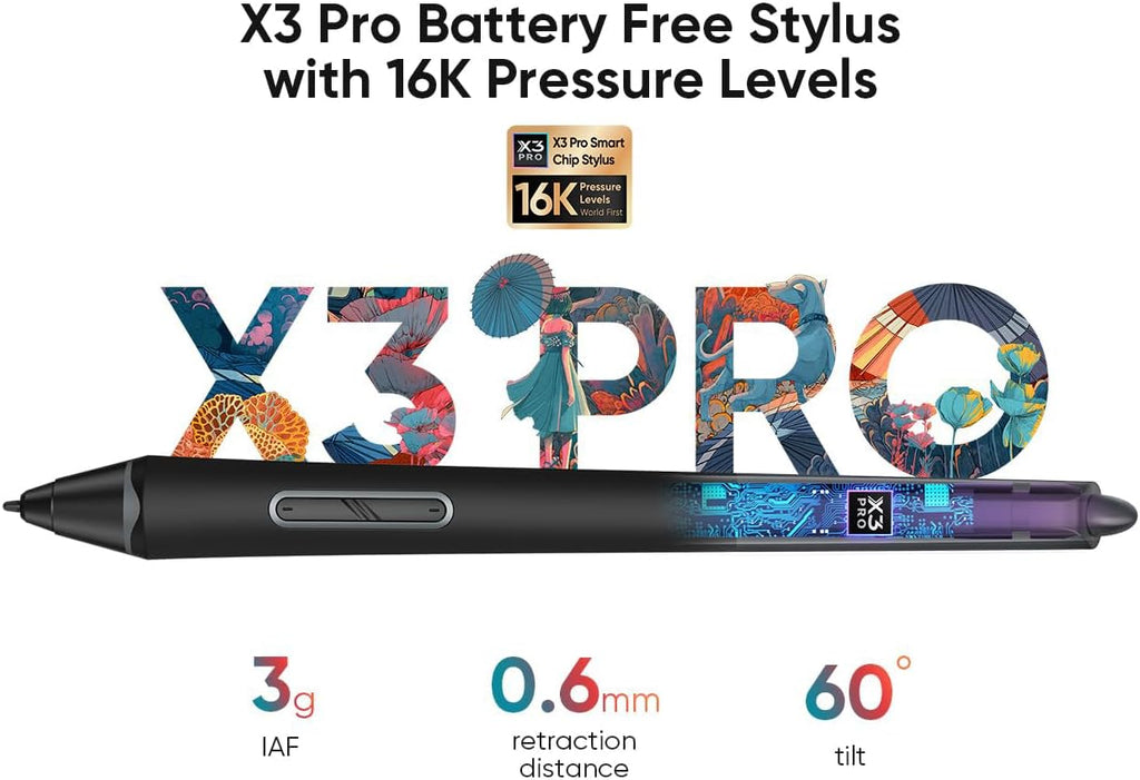 XPPen Wireless Drawing Tablet Deco Pro LW 2nd, 11 Inch Bluetooth Computer Graphics Tablet with X3 Pro Stylus & Mini Key-dial, Digital Drawing Pad for Animation, Digital Art, Video Editing