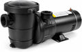 XtremepowerUS 1.5HP High Flow Pool Pump Self Prime for Above Ground Swimming Pool Spa Pump Flow 5400GPH 1.5' Large Strainer Basket Filter