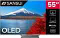 SANSUI 55' OLED 4K Ultra HD Smart TV with 120Hz Refresh Rate, AI-Powered Karaoke, Dolby Vision, Dolby Atmos, Google TV