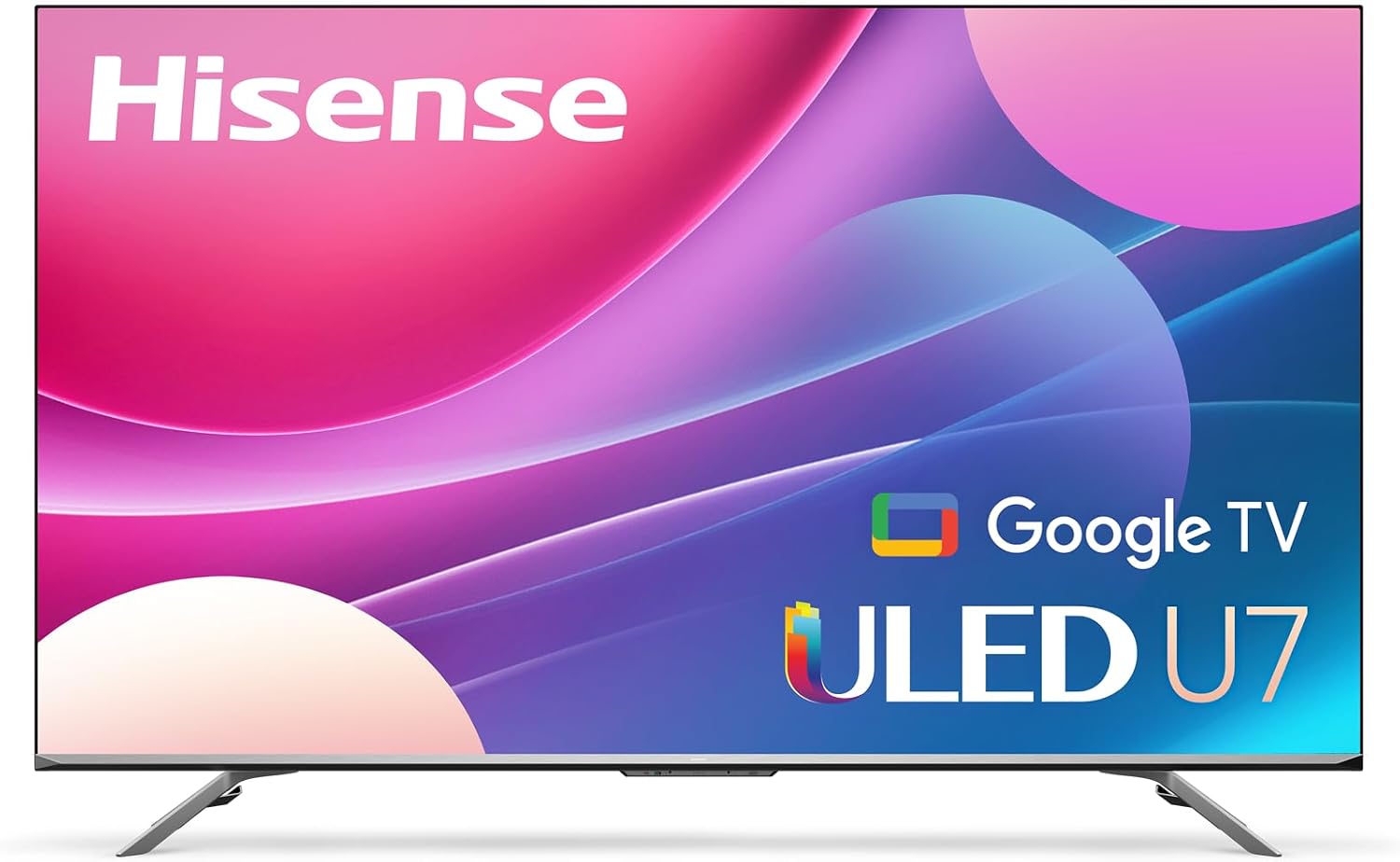 Hisense ULED Premium U7H QLED Series 85-inch Class Quantum Dot Google 4K Smart TV (85U7H, 2022 Model),Black