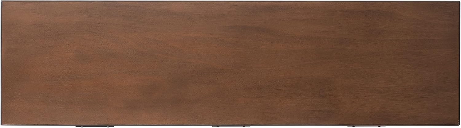SAFAVIEH Home Collection Peyton Brown 3-Drawer Lower Shelf Console Table CNS5705C