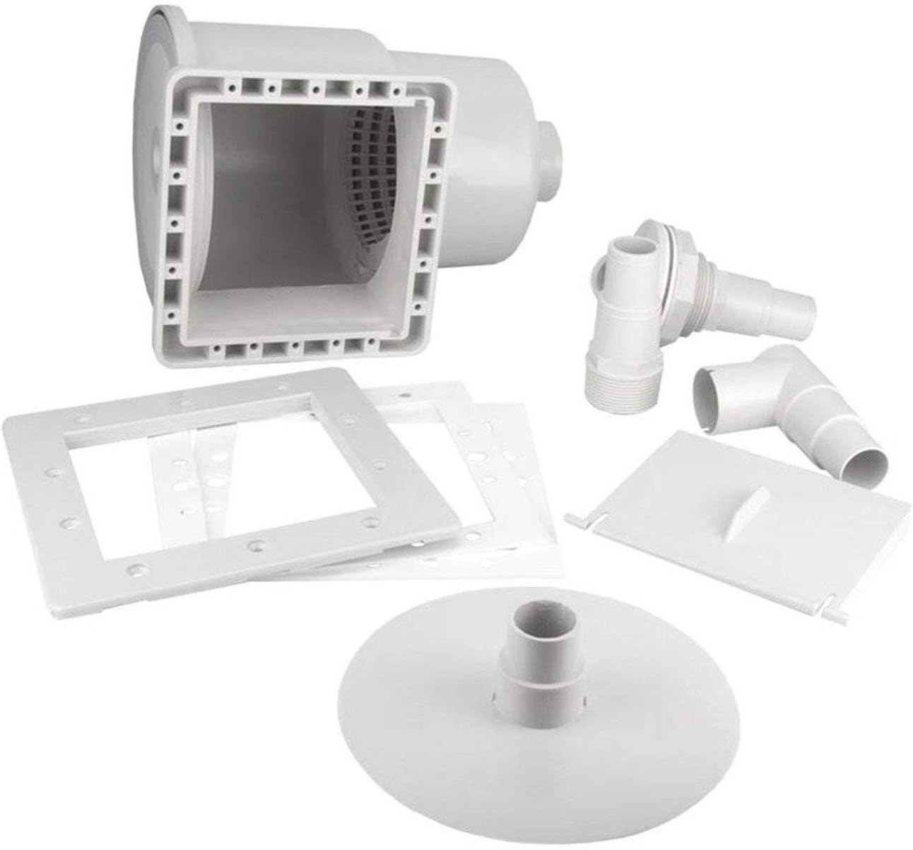 Aquarian Steel-Frame Above-Ground Pool Kit w/Pump & Leaf Skimmer, Venetian, 18'