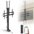 ynVISION.DESIGN Motorized TV Lift & Ceiling Drop Down Mount for 43-88 Inch TVs - 47in Travel Distance - RF Remote & WiFi Voice Control - Floor/Ceiling Installation - Max VESA 600x400, 132 lb Limit