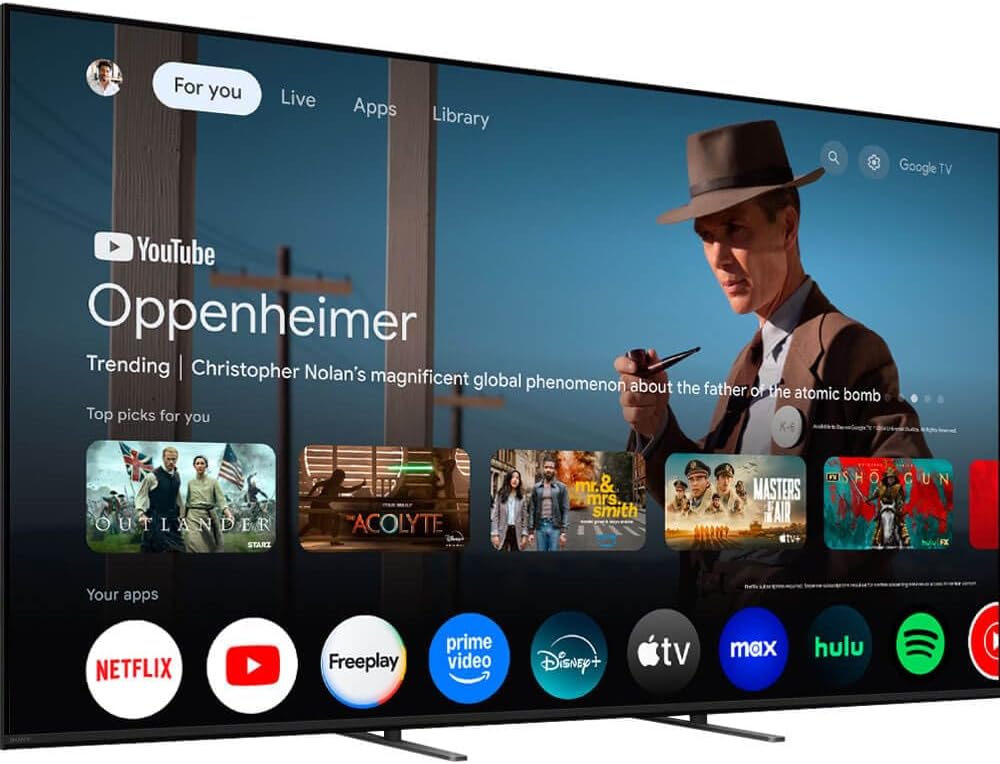 Sony K55XR50 55 inch Class Bravia 5 Series 4K Mini LED UHD Smart Google TV