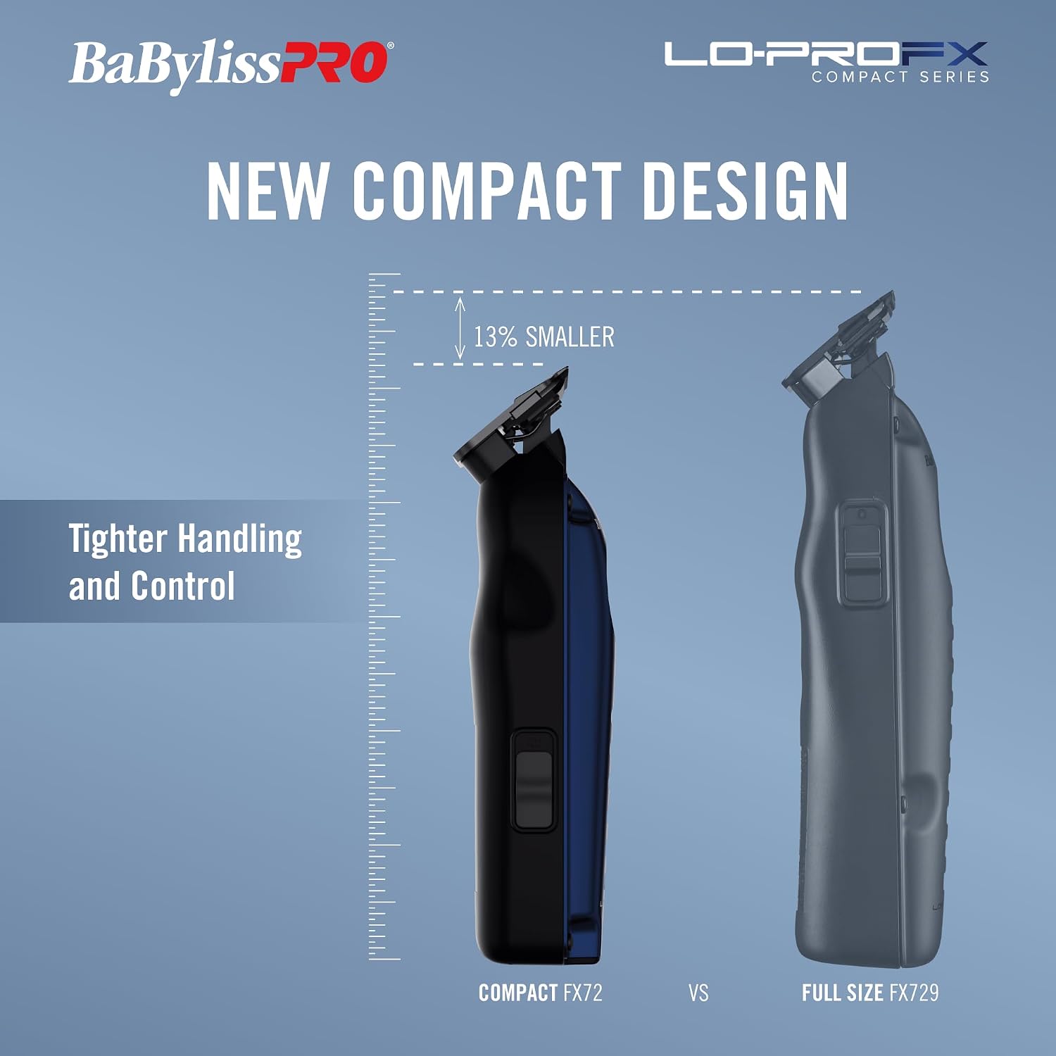 BaBylissPRO High-Performance Compact LO-PROFX Trimmers for Men