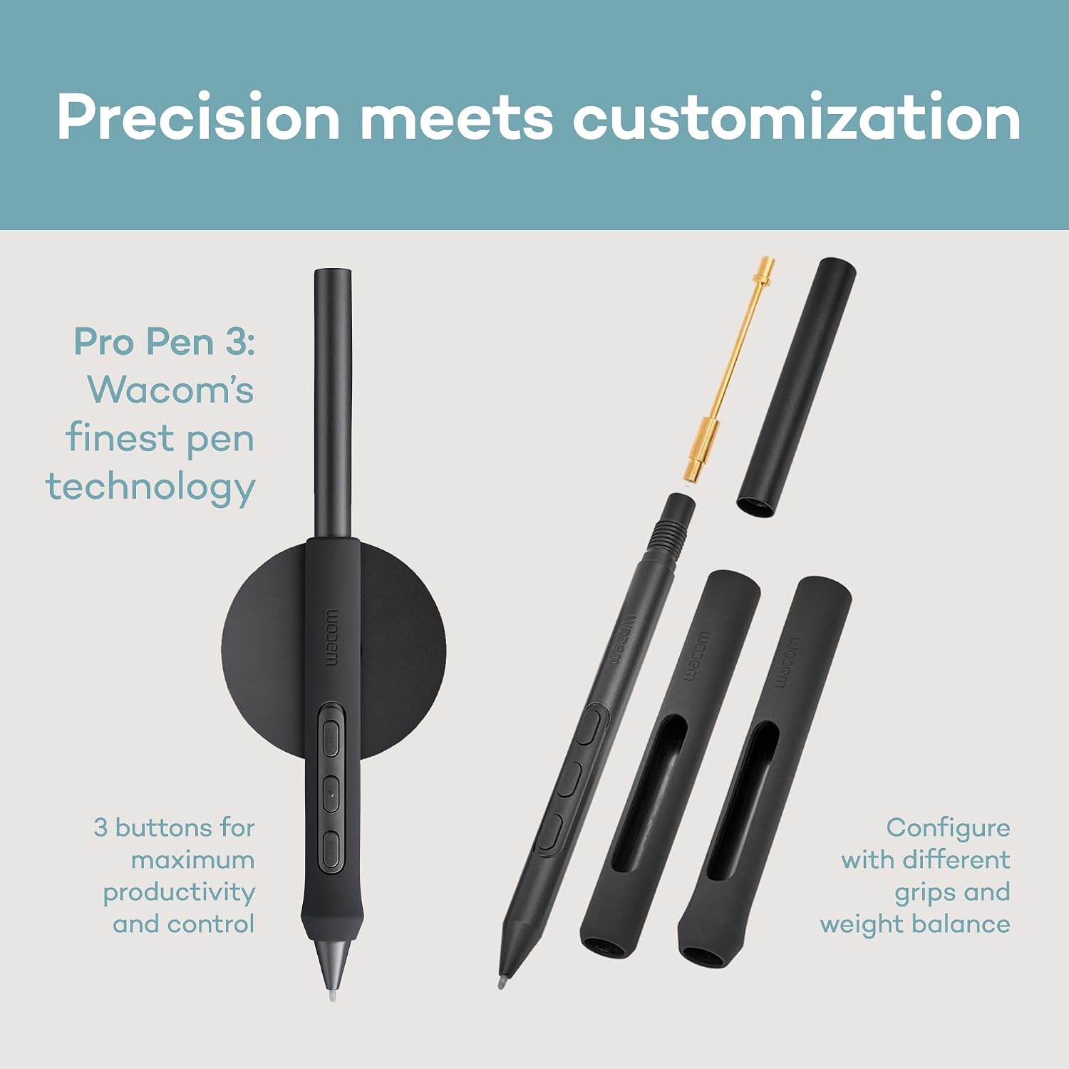 Wacom Intuos Pro Small Bluetooth Professional Graphic Drawing Tablet with Pro Pen 3, Compatible with Mac, Windows - 2025 Edition