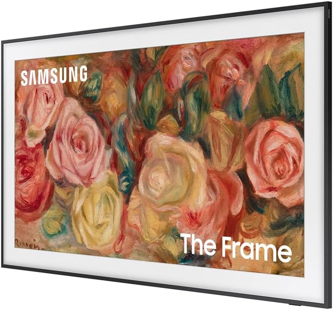 Samsung QN43LS03DA 43 inch The Frame QLED 4K Smart TV (2024 Model) with Deco Gear 4K HDMI 2.0 Cable 2X + CPS Exclusive 26 Month Protection Pack Bundle and Premiere Movie Streaming Package