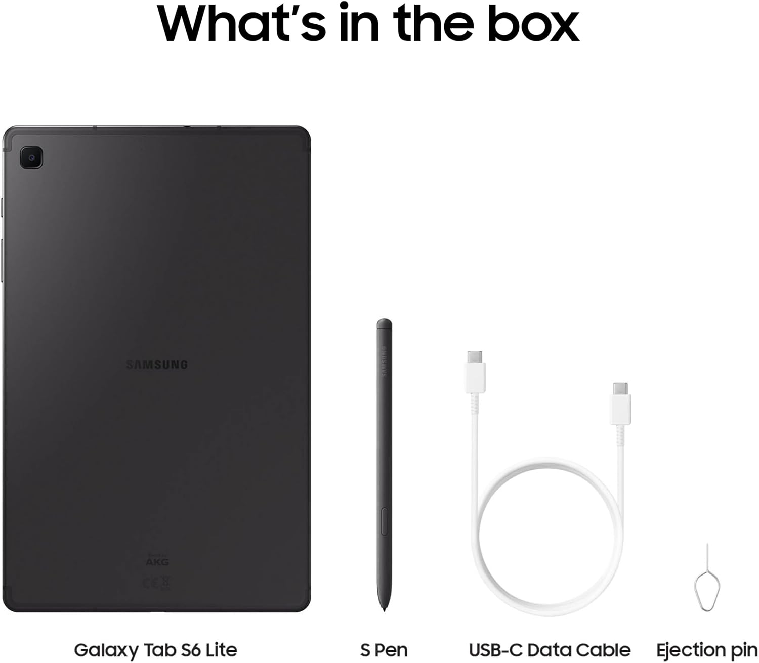 Samsung Galaxy Tab S6 Lite (2024) 10.4' 64GB WiFi Android Student Tablet, S Pen for Note-Taking, Gaming Ready, Long Battery Life, Expandable Storage, US Version, Oxford Gray, Amazon Exclusive
