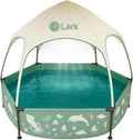 Lark 8' x 20' Metal Frame Pool with Canopy - UV Resistant Sunshade Canopy, Sprinkler Shower with Adjustable Mist Settings, Easy Installation - Perfect Pool for Summer Fun