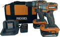 RIDGID 18V Brushless Sub-Compact Cordless 1/2-inch Hammer Drill and Impact Driver Combo Kit - R9781