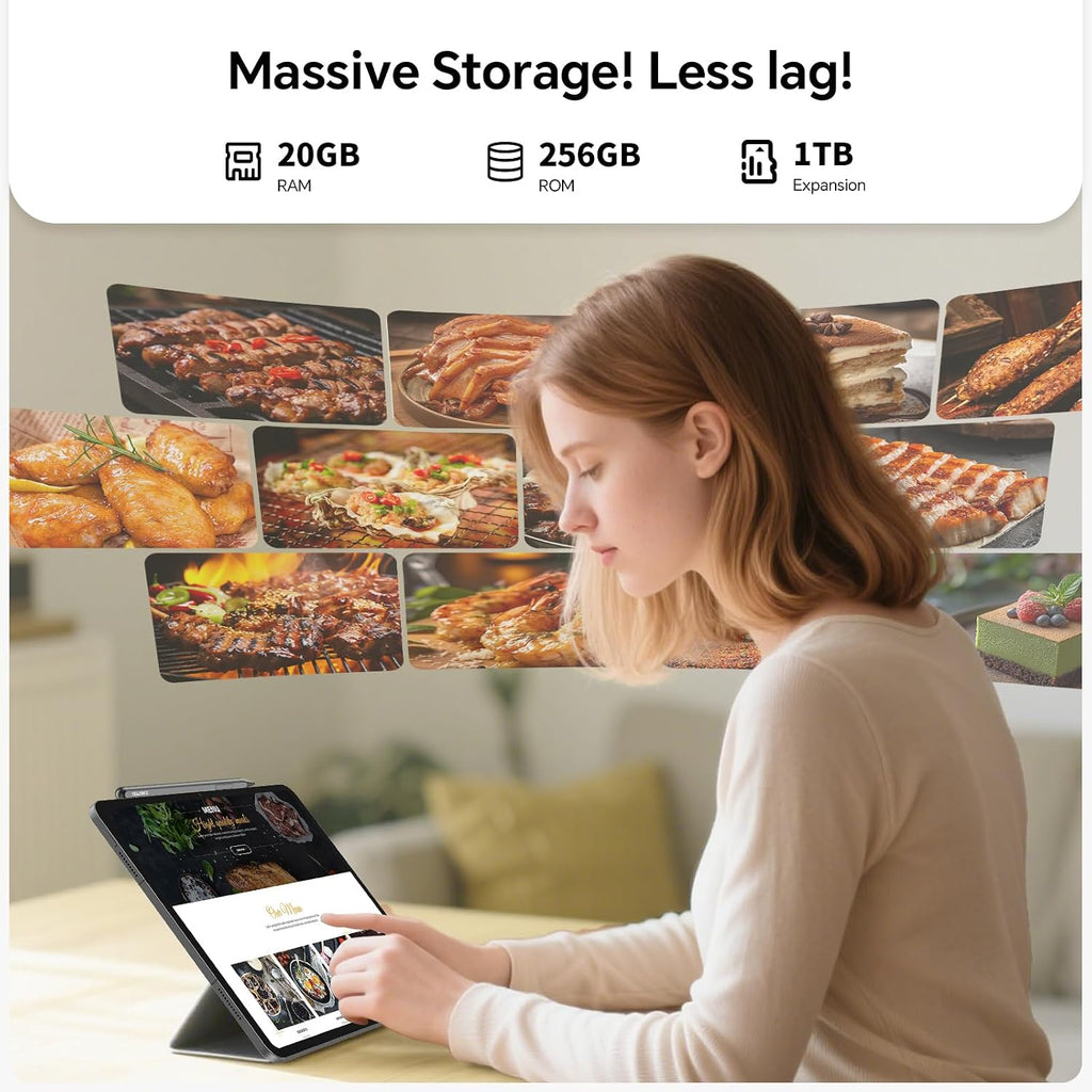 TECLAST Artpadpro Android 15 Tablet, 12.7' 2176x1600 Display, 20GB+256GB, Gemini AI, 10000mAh+30W Fast Charge, 13 inch Tablet with Widevine L1, 5G WiFi,4G LTE,GPS - Includes Pen