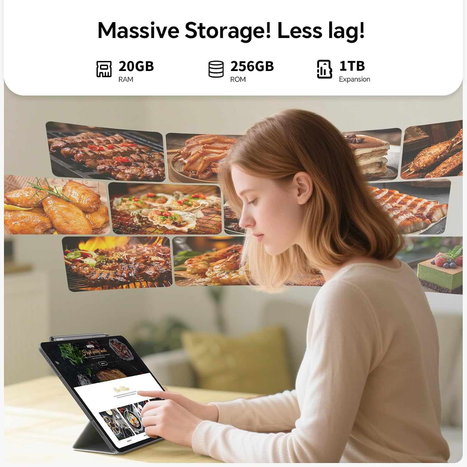 TECLAST Artpadpro Android 15 Tablet, 12.7' 2176x1600 Display, 20GB+256GB, Gemini AI, 10000mAh+30W Fast Charge, 13 inch Tablet with Widevine L1, 5G WiFi,4G LTE,GPS - Includes Pen