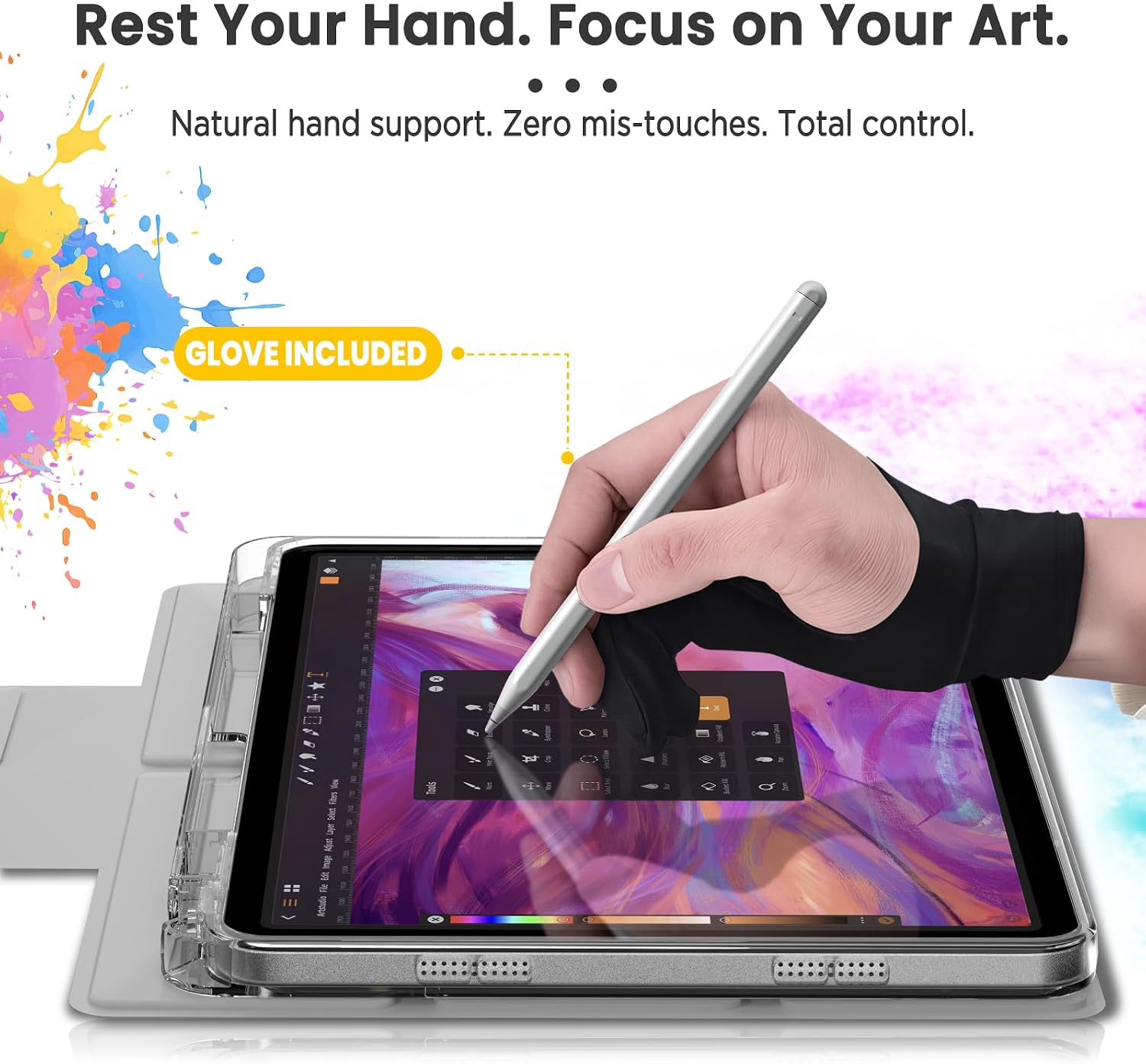Android Tablet, Stylus & Flip Case Included, 12″ 2000×1200 FHD IPS Eye-Protection Display, Drawing & Note-Taking, 16GB RAM 256GB Storage, Octa-Core Processor, 8000mAh Battery – Gift for Students
