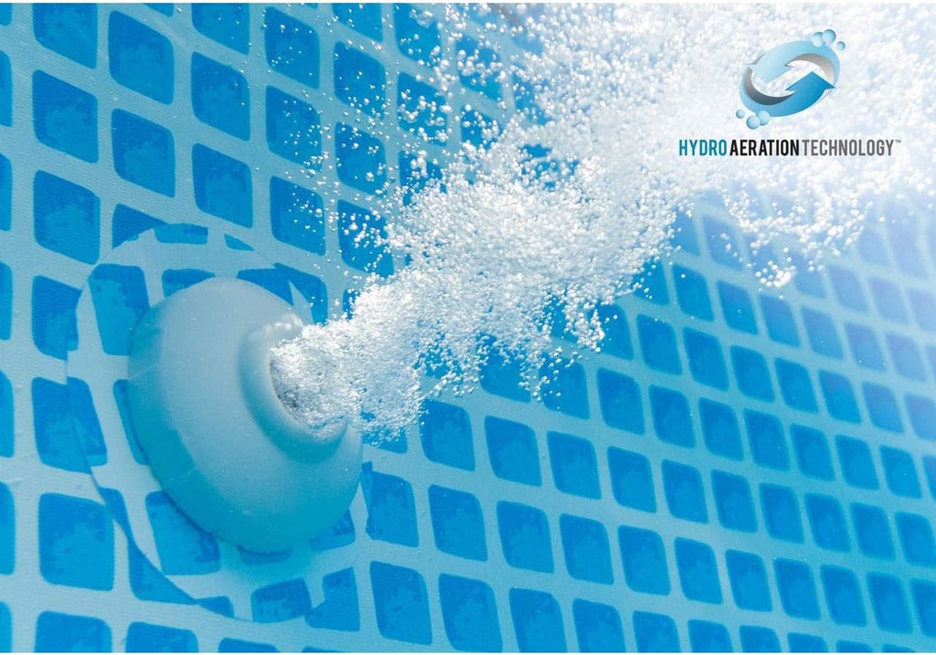 Intex 15ft x 48in Easy Set Outdoor Above Ground Swimming Pool Kit with Ladder, Cover, 1000 GPH GFCI Filter Pump and 6 Replacement Filter Cartridges