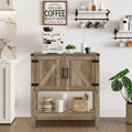 Mufico Sofa Table Console Table,Coffee Bar Cabinet,31.5 L x 13.8 D x 34.65 H Entryway Table with 2 Storage Cabinets,Farmhouse Foyer Table,Buffet Sideboard for Kitchen,Hallway (Rustic Brown)