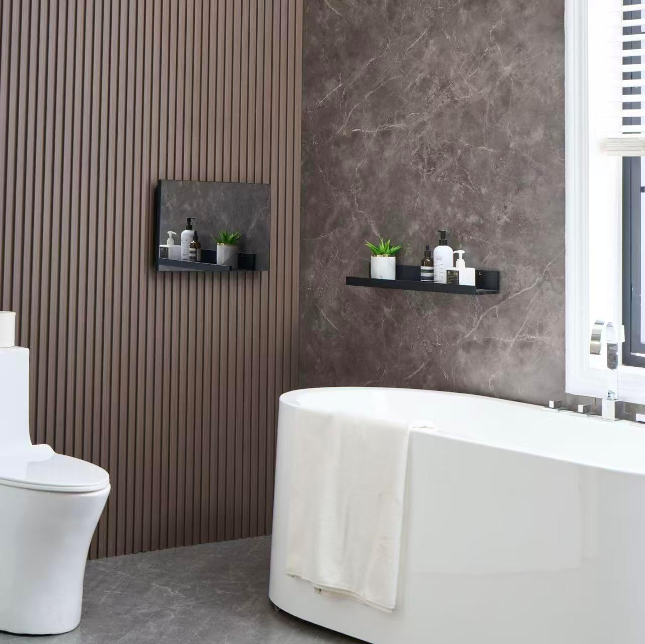 Soulaca 24 (23.8) inches Waterproof Bathroom Smart Mirror TV webOS with Built-in Voice Control Wi-Fi Bluetooth ATSC DTV Tuner Kitchen SPA Resort Hotel