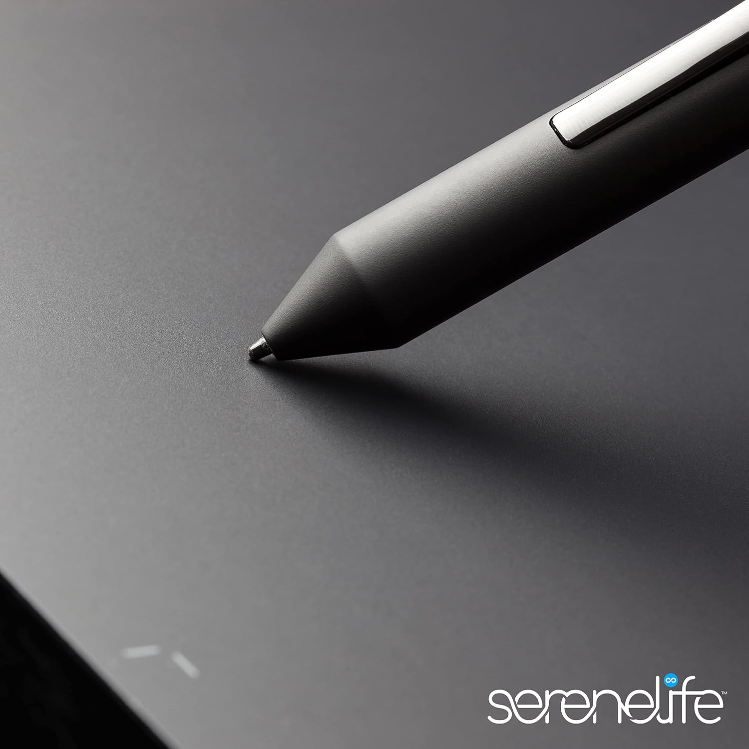 SereneLife Graphic Tablet with Active Pen - 22' Full-Laminated Technology Art Monitor w/ 8192 Pressure Levels Wireless Stylus - Digital Drawing, Online Teaching, Design - for MAC, Windows OS