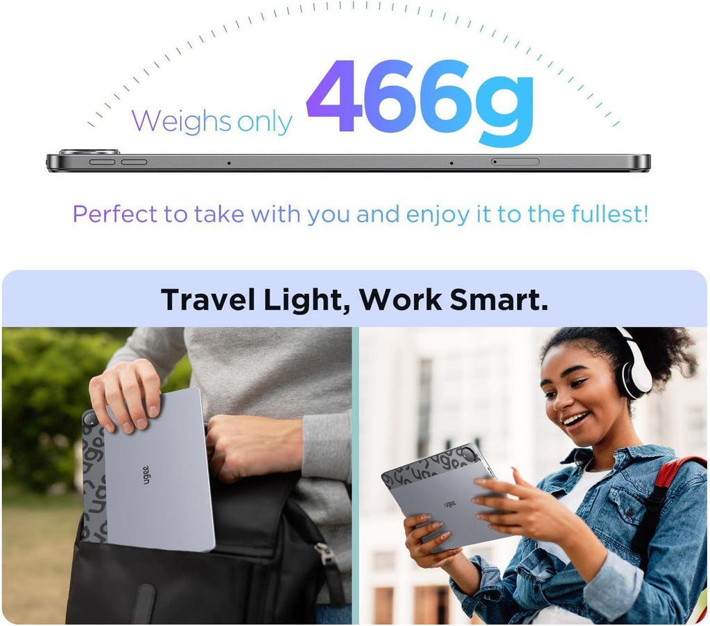 UGEE Pad Drawing Tablet No Computer Needed,Android 14 tablet drawing Stand for 7000mAh+18W Battery,6GB+128GB Fun Drawing Pad 2K Ultra HD Large Screen with Full-Laminated Screen,Standalone Tablet 10.36