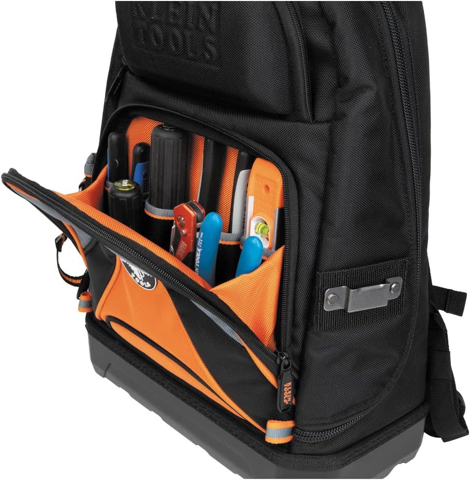 Klein Tools 80120 Backpack and Pliers Kit with Backpack, Long Nose, Diagonal Cut, and Side Cut Pliers, 4-Piece