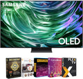 Samsung QN65S90DAFXZA 65 Inch OLED 4K Smart TV 2024 Bundle with Tech Smart USA Premiere Movies Streaming 2020 Digital Download Card for PC and 1 YR CPS Enhanced Protection Pack