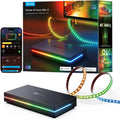 Govee HDMI 2.1 Sync Box 2, AI Sync Box with TV Backlight, Supports 8K@60Hz, 4K@144Hz, VRR and ALLM, Works with SmartThings, Matter and Alexa, RGBIC LED Light Strip for 75-85 inch TVs, 75 LEDs/m