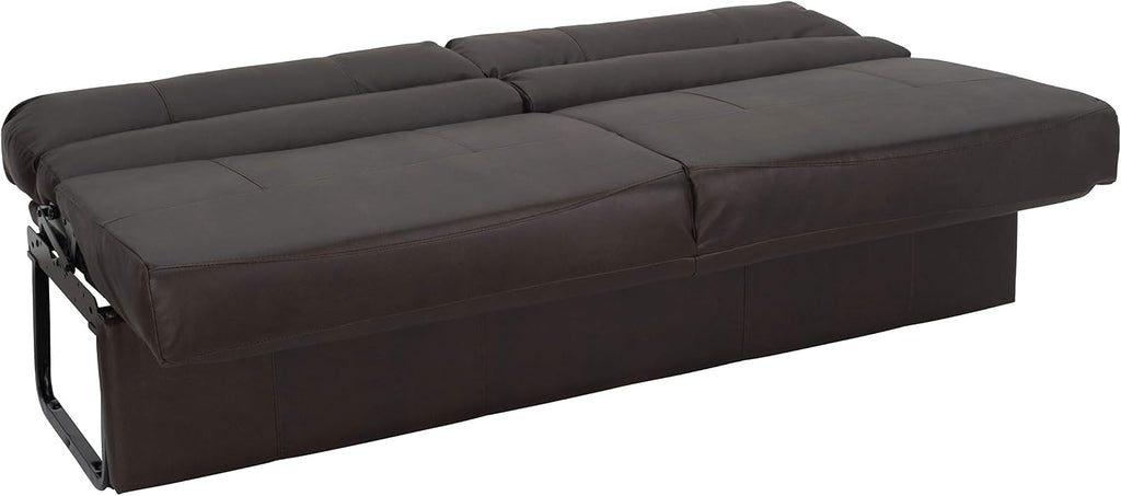 RecPro Charles RV Jackknife Sofa | Love Seat | Sleeper Sofa | Length Options 62', 68', 72' | 11' Legs and Hardware Included (68 Inch, Chestnut)